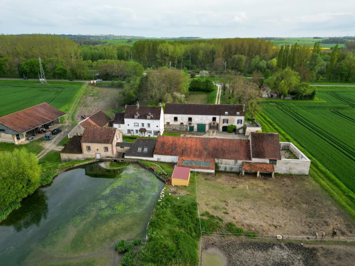 فيلا Le Moulin Neuf Brienon-sur-Armançon المظهر الخارجي الصورة